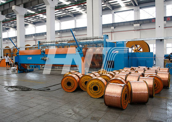 Cabestano rigido 6B - 36B della ruota doppia della macchina di incaglio del cavo nudo di Al/Cu che incaglia gabbia